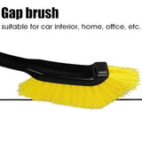 Long Handle Gap Cleaning Brush Car Wheel Tire Rim Hard Bristle Cleaning Brushes Auto Tire Side Seam Grooving Detailing Brushes