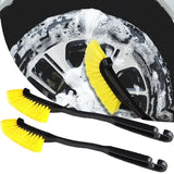 Long Handle Gap Cleaning Brush Car Wheel Tire Rim Hard Bristle Cleaning Brushes Auto Tire Side Seam Grooving Detailing Brushes