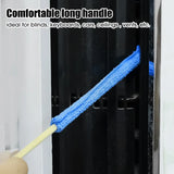 Microfiber Car Detail Cleaning Brush Long Handle Air Conditioner Blind Narrow Dust Collector Stick Auto Wash Cloth Brushes Tool