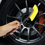 Long Handle Gap Cleaning Brush Car Wheel Tire Rim Hard Bristle Cleaning Brushes Auto Tire Side Seam Grooving Detailing Brushes